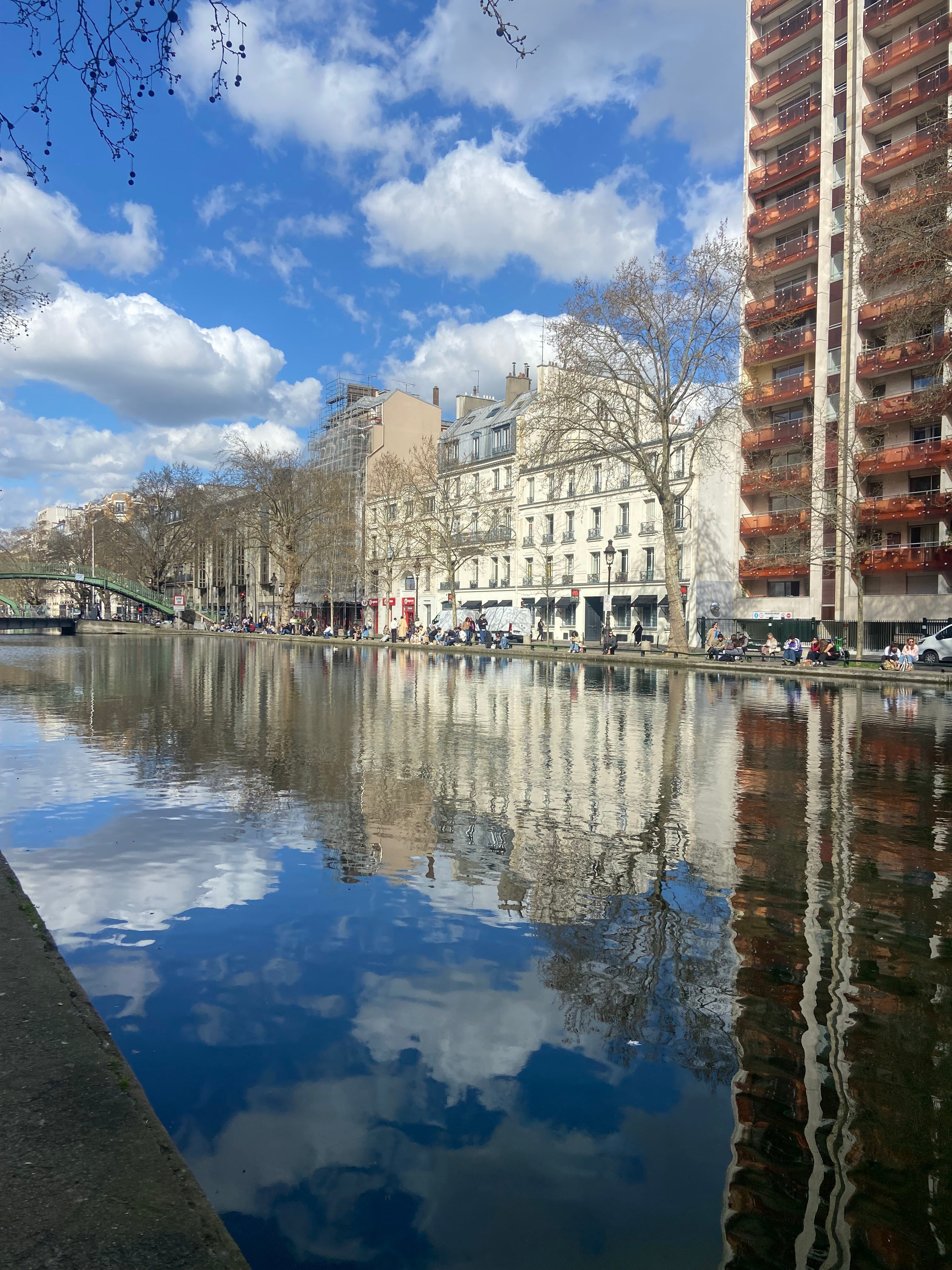 Paname Avenue, quartier Canal Nord, vue sur la Seine