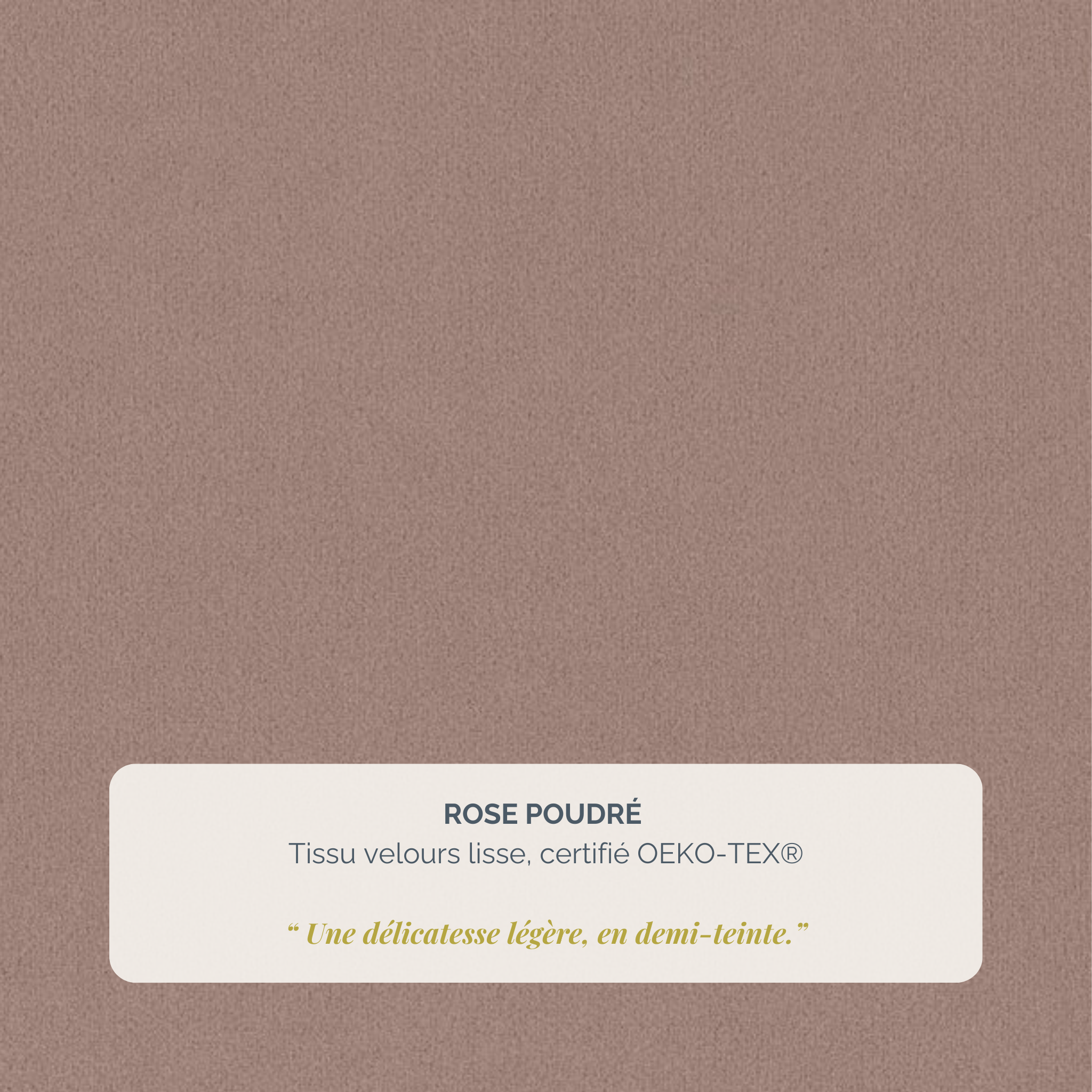Lit coffre Timbaud 160x200 en tissu velours lisse rose Paname Avenue, détail de la texture du revêtement