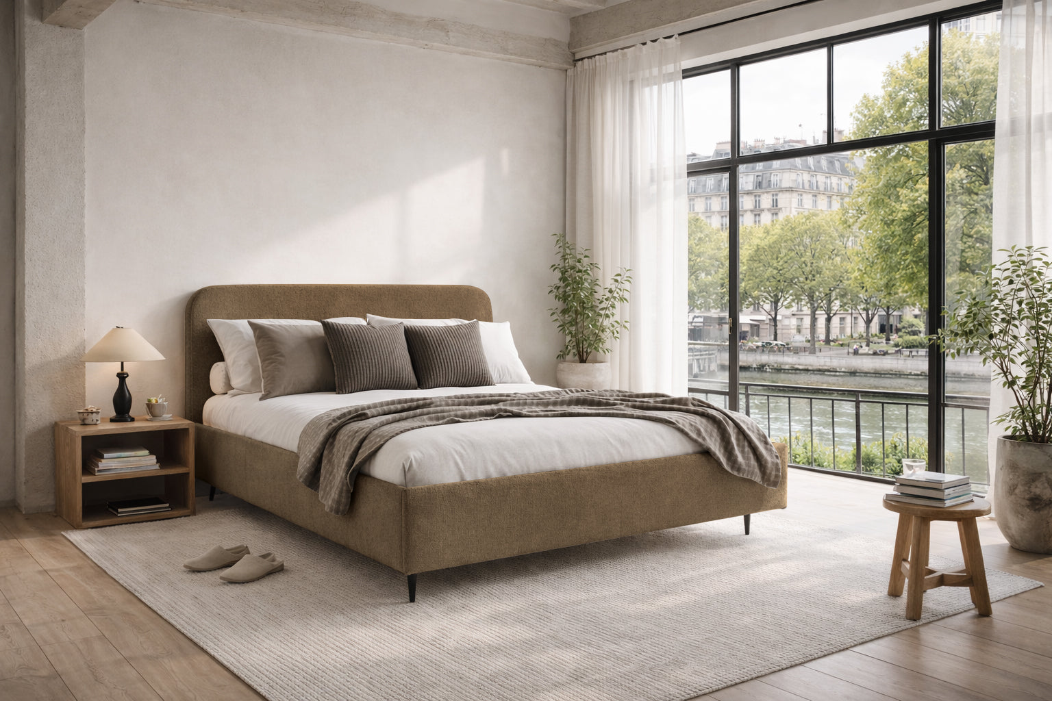 Lit coffre Yves Toudic 140 x 200