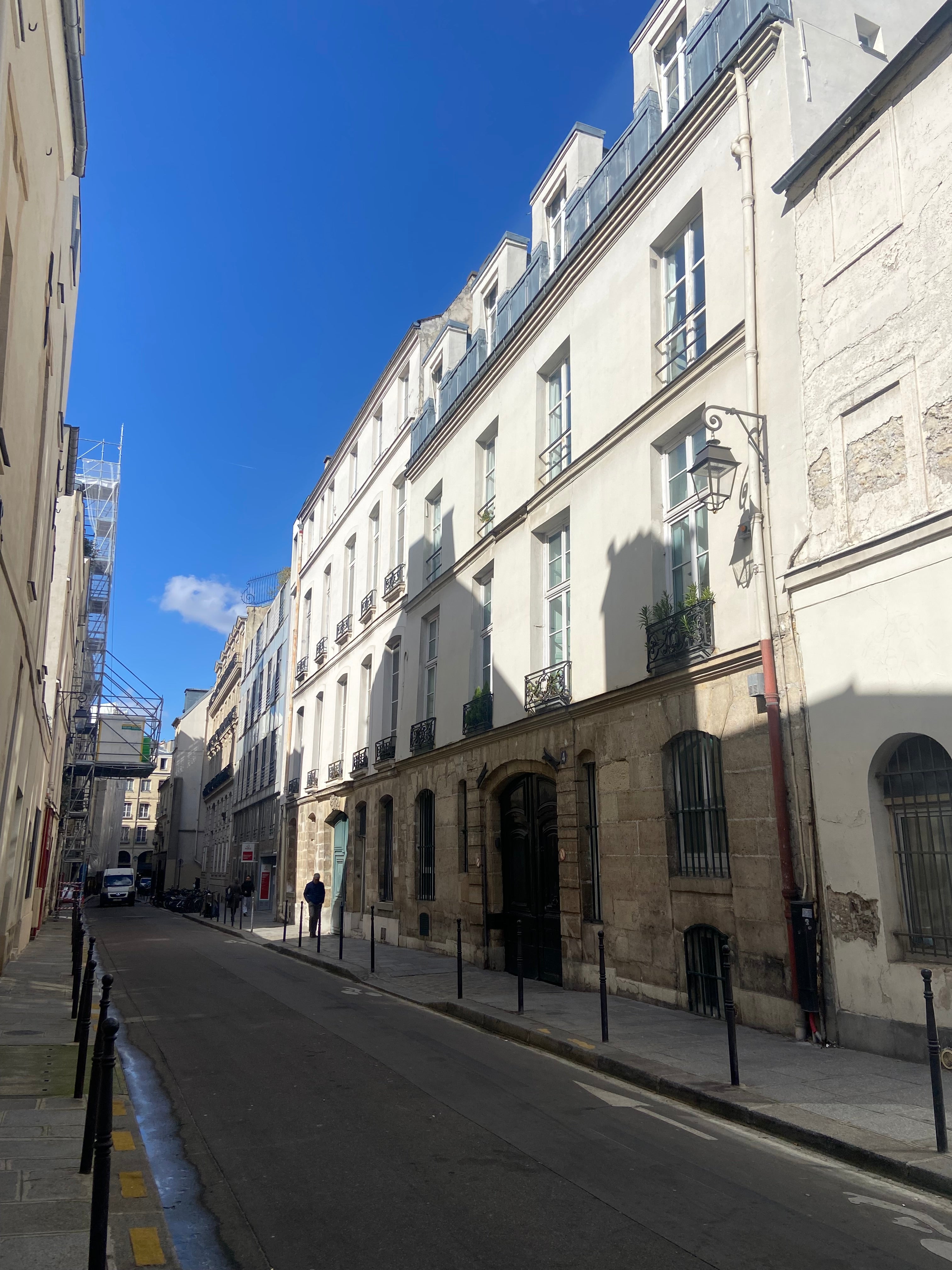 Vue sur la rue Portefoin à Paris par Paname Avenue