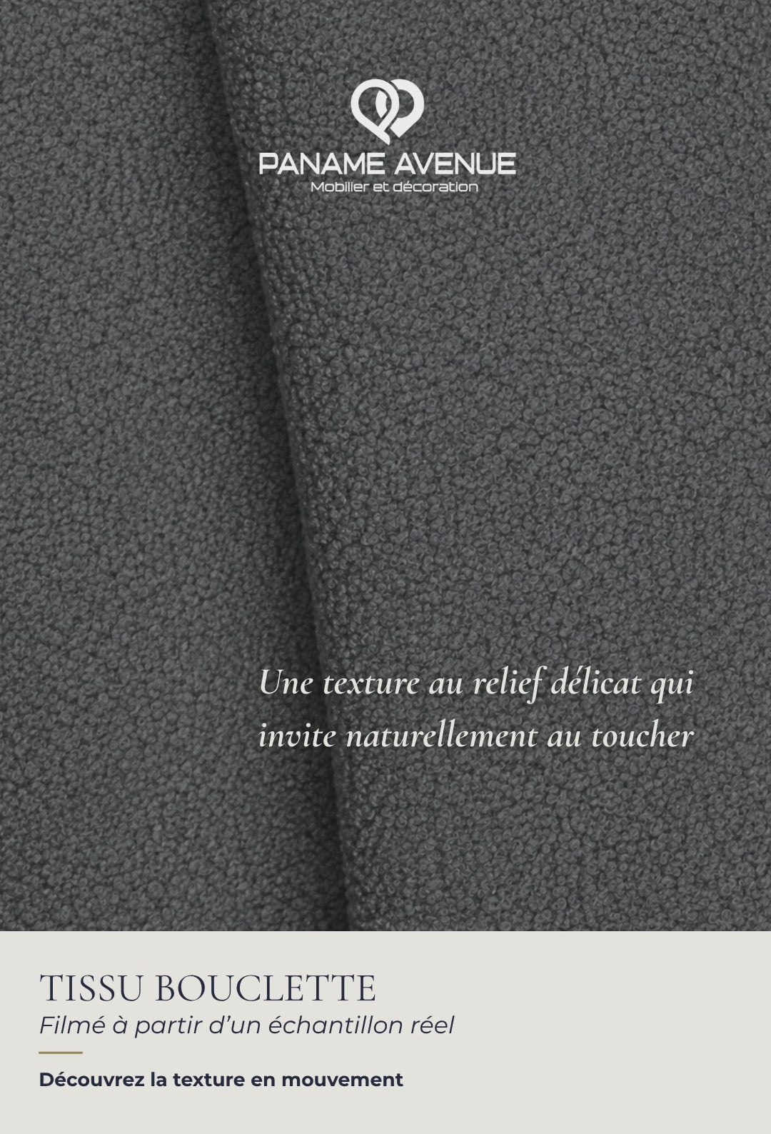 Nuancier du tissu bouclette Now or Never – échantillons et couleurs du revêtement – Paname Avenue