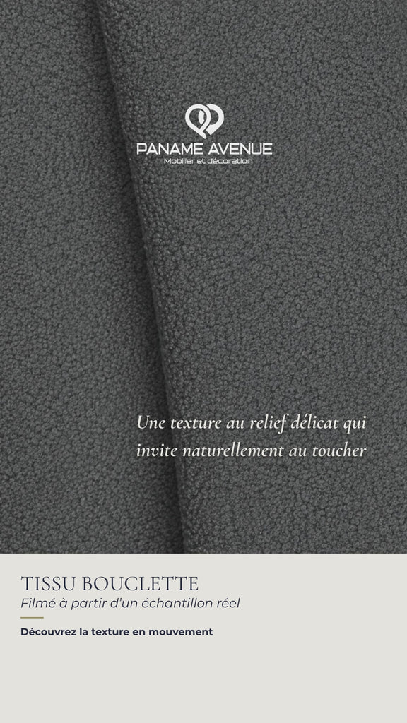 Nuancier du tissu bouclette Now or Never – échantillons et couleurs du revêtement – Paname Avenue