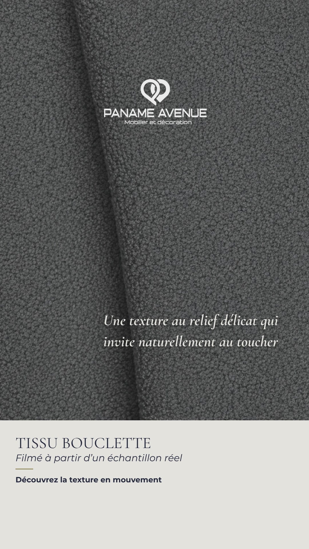 Nuancier du tissu bouclette Now or Never – échantillons et couleurs du revêtement – Paname Avenue