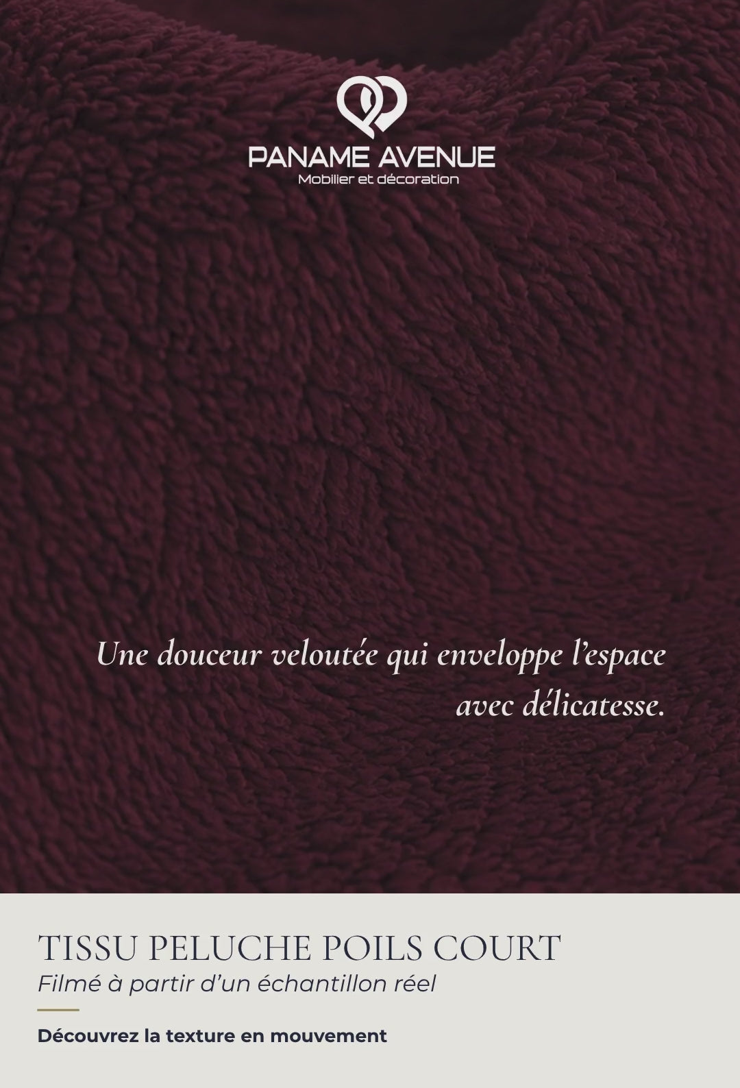Nuancier du tissu chenille Monte – échantillons et couleurs du revêtement – Paname Avenue