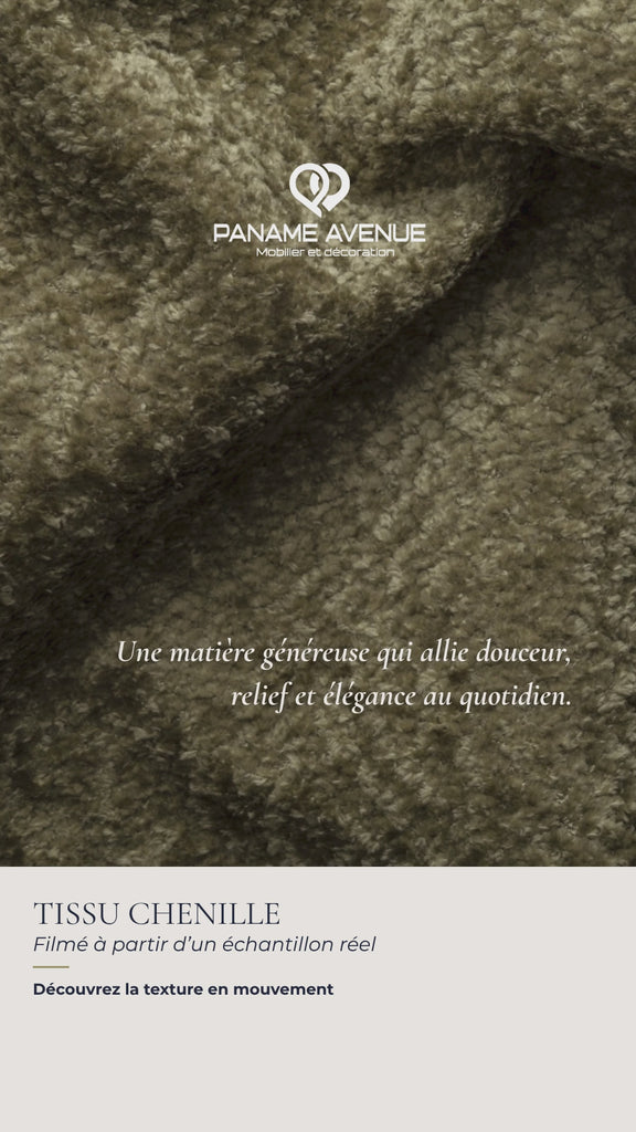 Nuancier du tissu chenille Euphoria – échantillons et couleurs du revêtement – Paname Avenue
