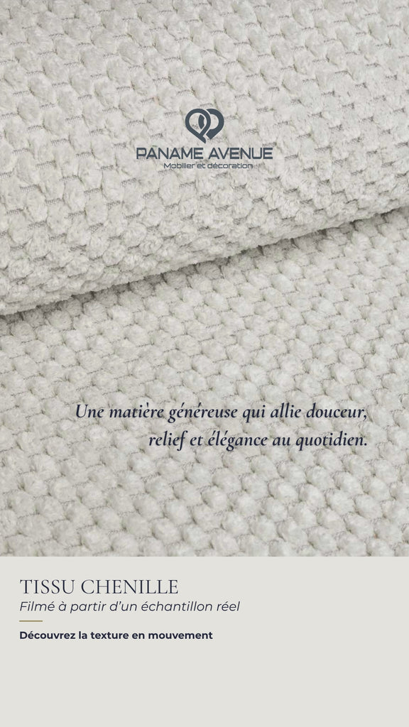 Nuancier du tissu chenille Onega – échantillons et couleurs du revêtement – Paname Avenue