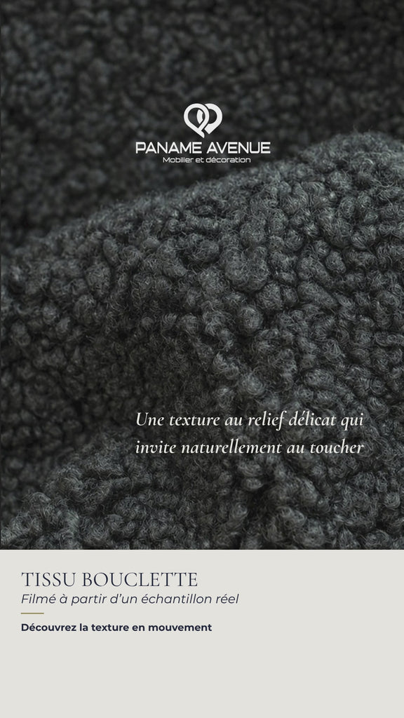 Nuancier du tissu bouclette Sven – échantillons et couleurs du revêtement – Paname Avenue