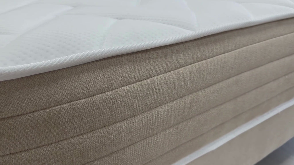 Vidéo du tissu chenille du matelas Bouloi Paname Avenue