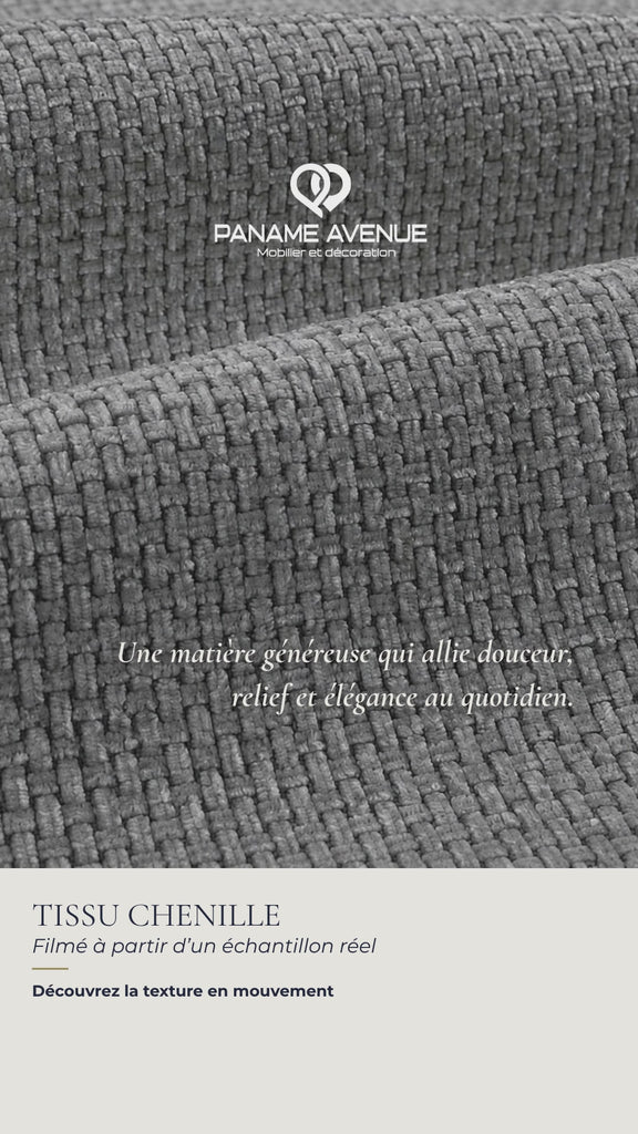 Nuancier du tissu chenille Flow – échantillons et couleurs du revêtement – Paname Avenue