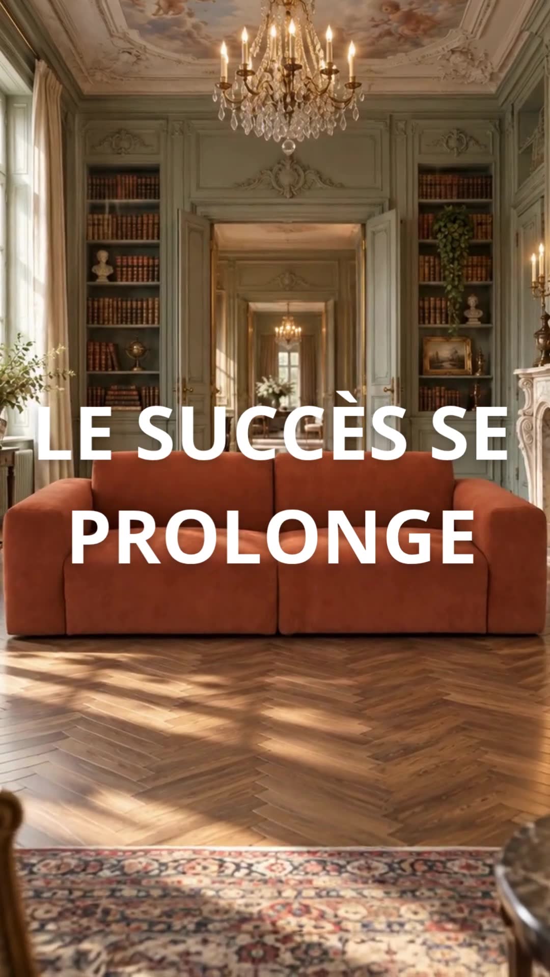 Vidéo de l’offre Paname Avenue prolongée : 100 € de remise sur les canapés prêts à expédier, 50 € sur les fauteuils et poufs prêts à expédier, et jusqu’à 15 % avec RENTREE10 et RENTREE15.