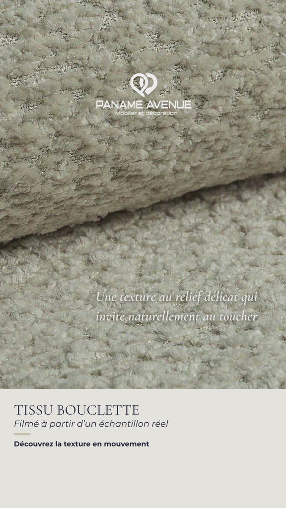 Nuancier du tissu bouclette Coral – échantillons et couleurs du revêtement – Paname Avenue